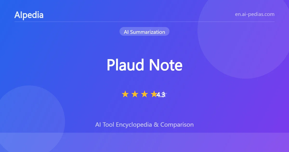 Plaud Note Review 2026: Pricing, Features, Pros & Cons | AIpedia