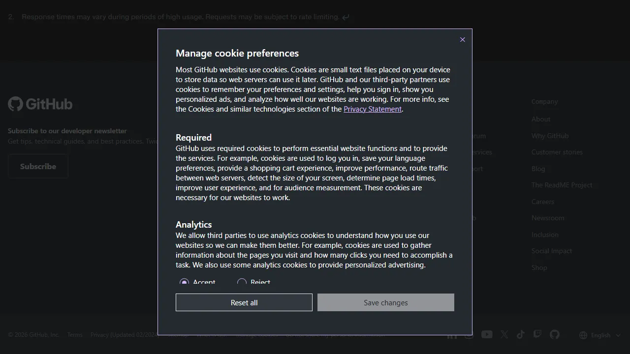 GitHub Copilot interface screenshot showing the main dashboard