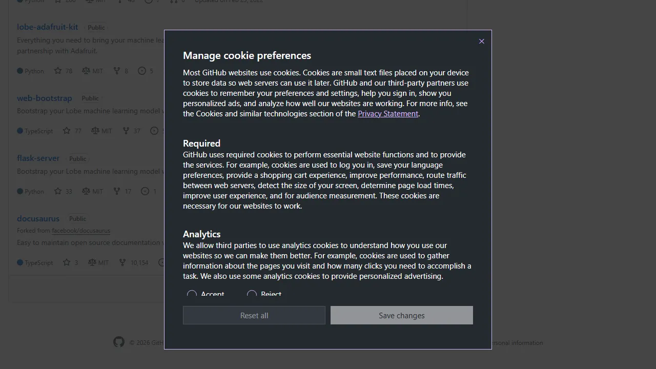 Lobe.ai interface screenshot showing the main dashboard