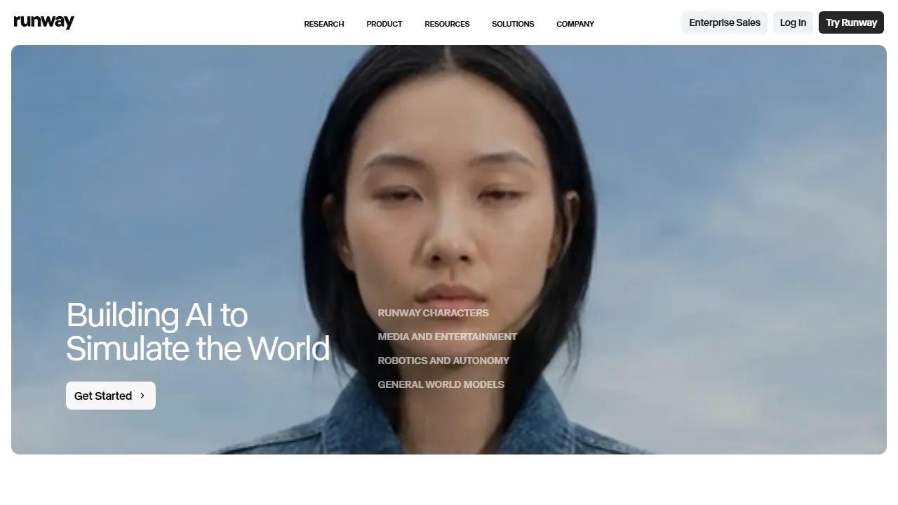 Runway Gen-3 Design interface screenshot showing the main dashboard